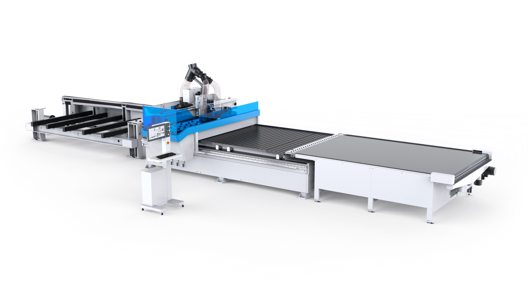 Centro de mesa nesting KN-3710DE  Carga y descarga