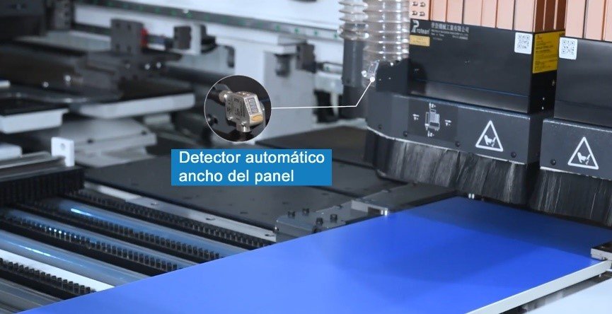 Detector ancho panel