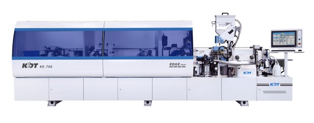 Máquina de colagem de uma face KE-706 CNC