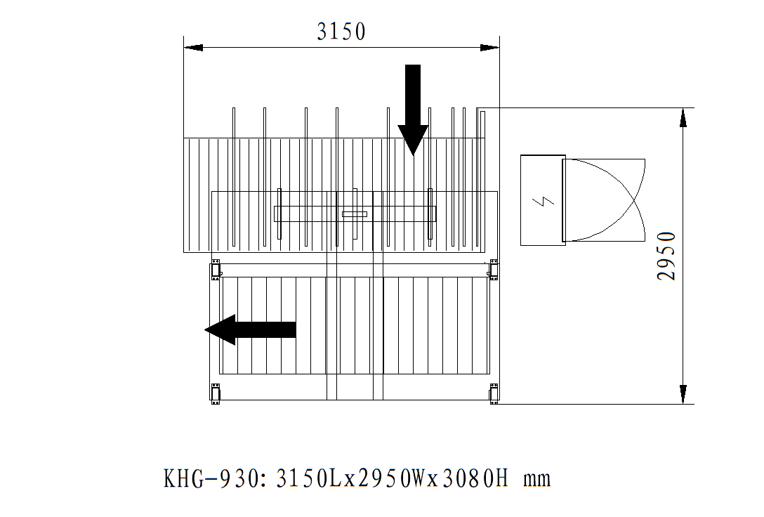 Disposition du KHG-930